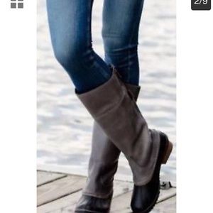 Sorrel slim pack, gray boots